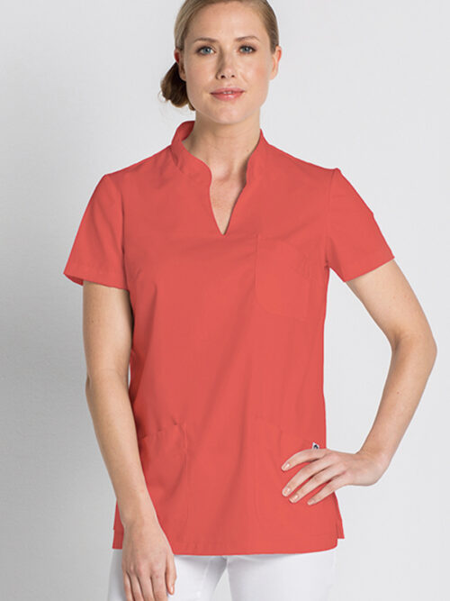 Casaca microfibra coral con cuello mao Muy ligera y suave