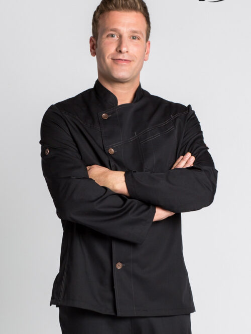 Chaqueta chef pespuntes botones oxi m/l DYNEKE 