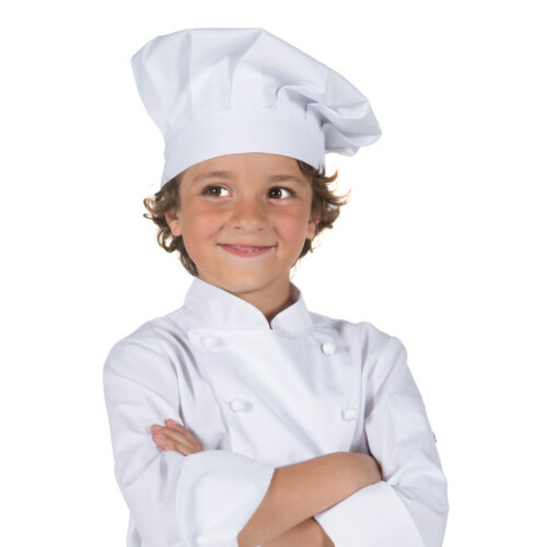 Gorro chef infantil blanco GARY'S