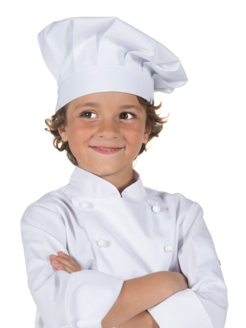 Gorro chef infantil blanco GARY'S