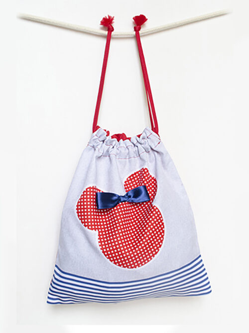 Mochila estampado Mouse con lazo