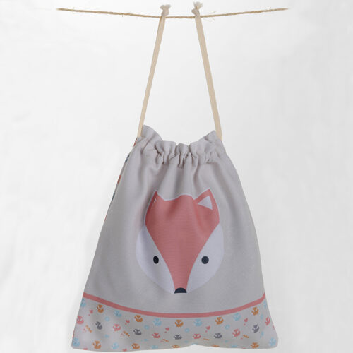 Bolsa de desayuno zorro