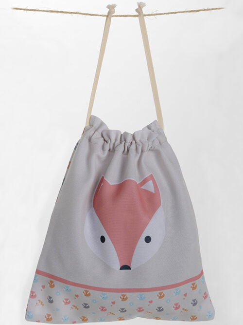 Bolsa de desayuno zorro