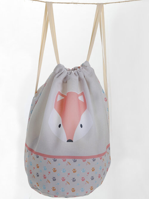 Petate infantil estampado zorrito