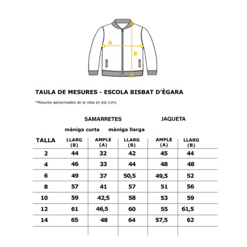 Samarreta de màniga llarga Escola Bisbat d'Ègara - Imatge 3