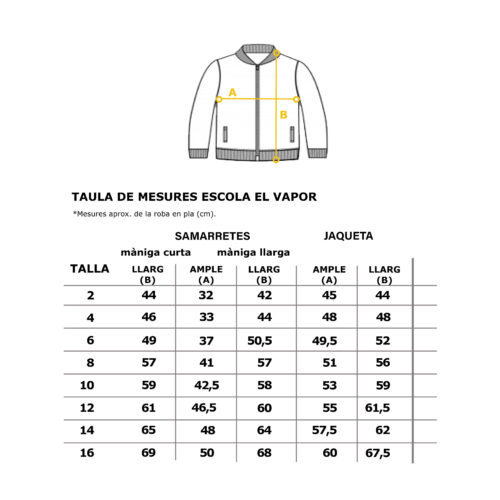 Samarreta màniga llarga Escola El Vapor - Imatge 3