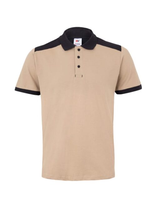 POLO STRETCH BICOLOR MC
