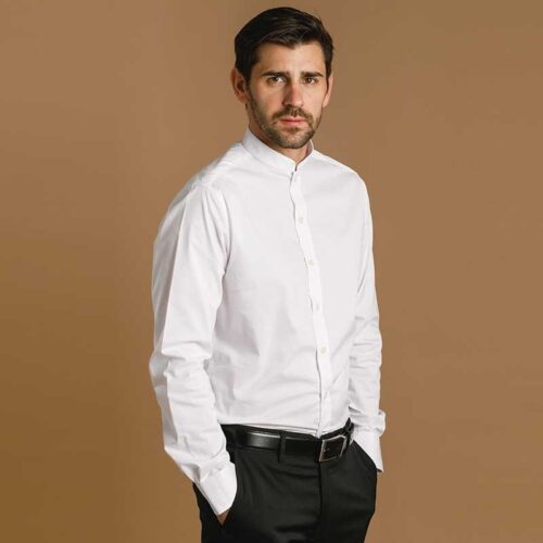 CAMISA HOMBRE CUELLO MAO - MO. TORINO MANGA LARGA