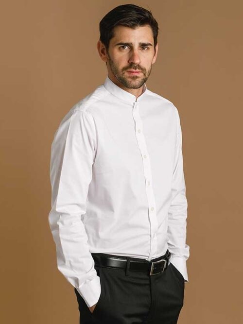 CAMISA HOMBRE CUELLO MAO - MO. TORINO MANGA LARGA
