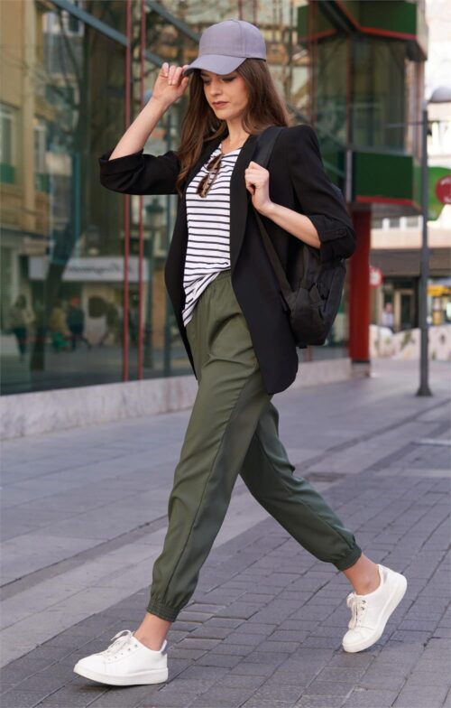 Pantalón tipo jogger microfibra elástica Hidroflex