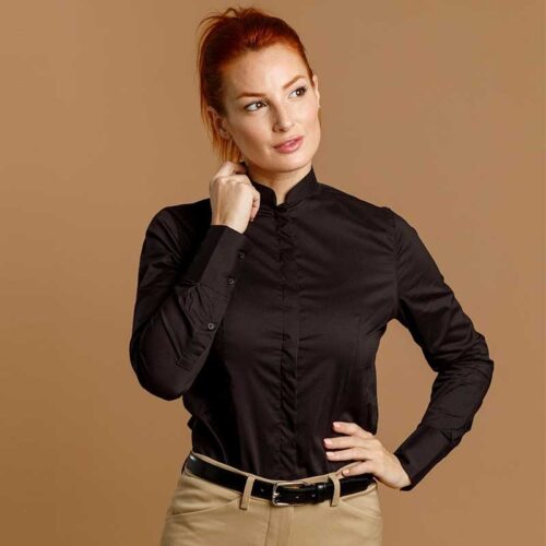 CAMISA MUJER CUELLO MAO - MOD. MARTINA MANGA LARGA