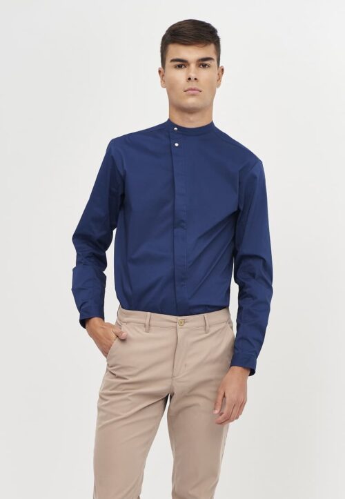 Camisa Cierre Inclinado Regular Fit