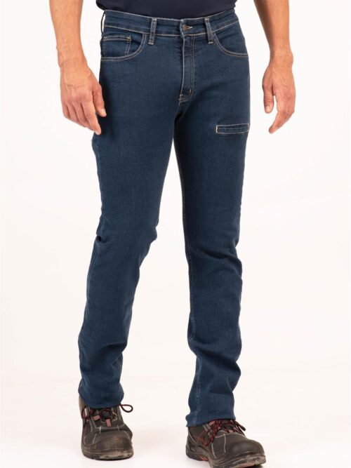 Pantalón vaquero elástico de trabajo