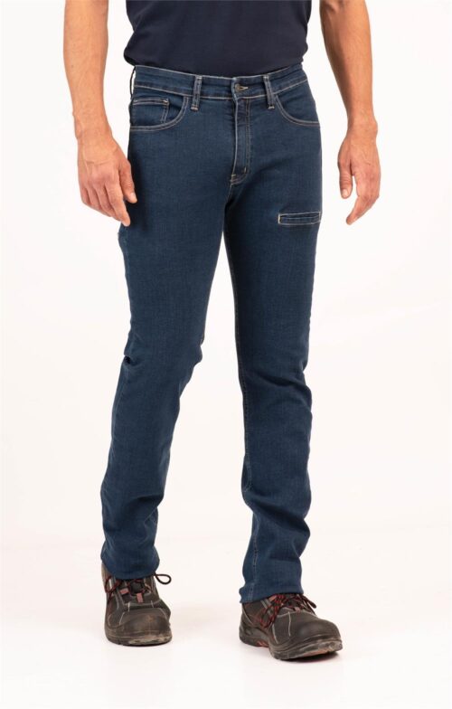 Pantalón vaquero elástico de trabajo