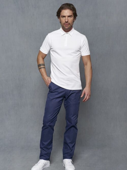 Polo Cuello Camisero Regular Fit
