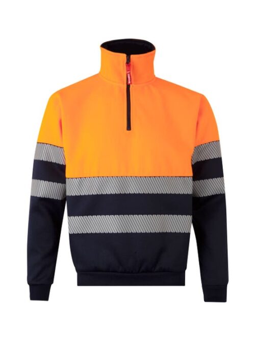 SUDADERA BICOLOR CREMALLERA RS