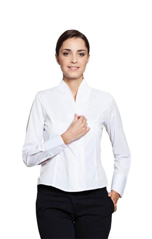 Blusa cuello chimenea
