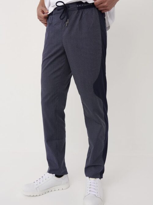 Pantalón Cuadros Deportivo Slim Fit