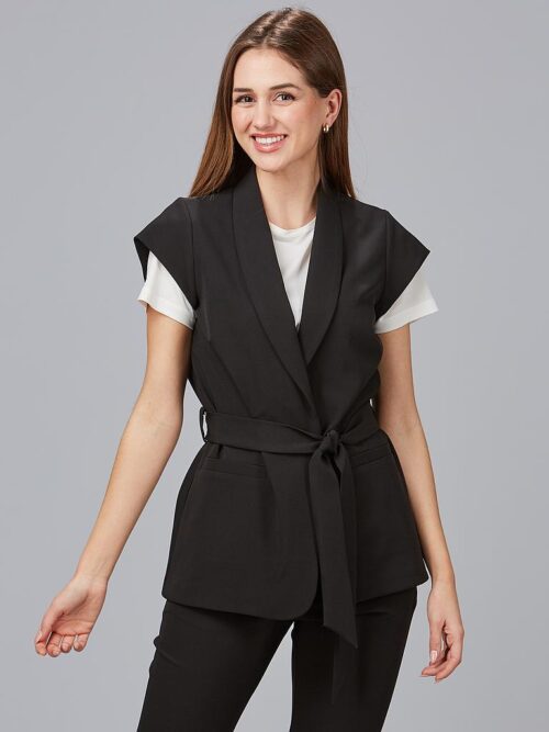CHAQUETA MUJER CUELLO SMOKING MELI
