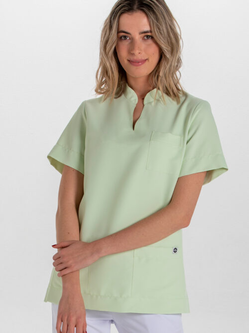 Blusón unisex microfibra verde manzana