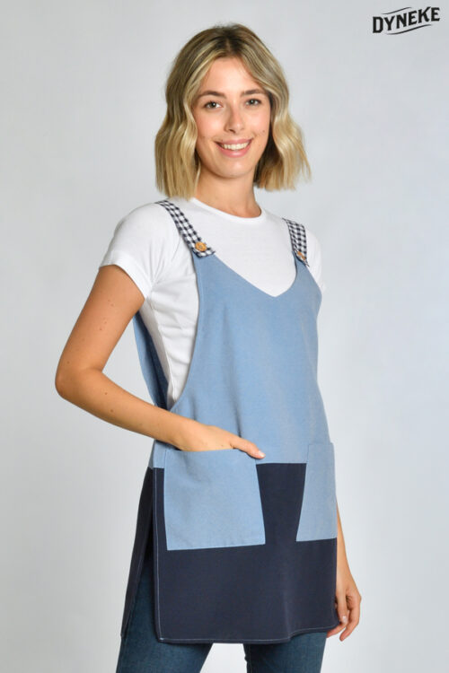 Estola de comercio loneta azul