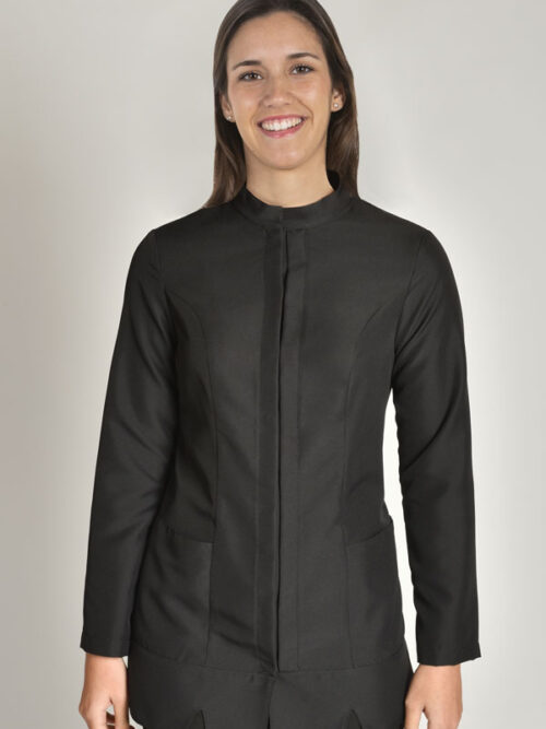 Chaqueta imperial mujer microfibra negra m/l