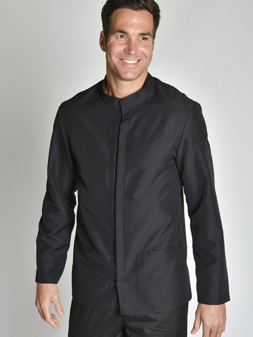 Chaqueta imperial hombre microfibra negra m/l