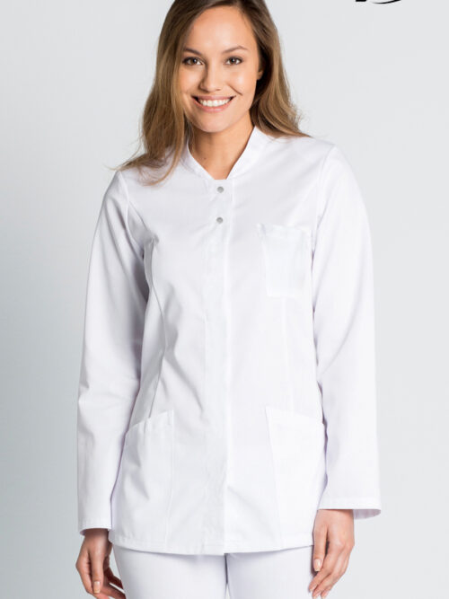 Chaqueta mujer corchetes m/l microfibra