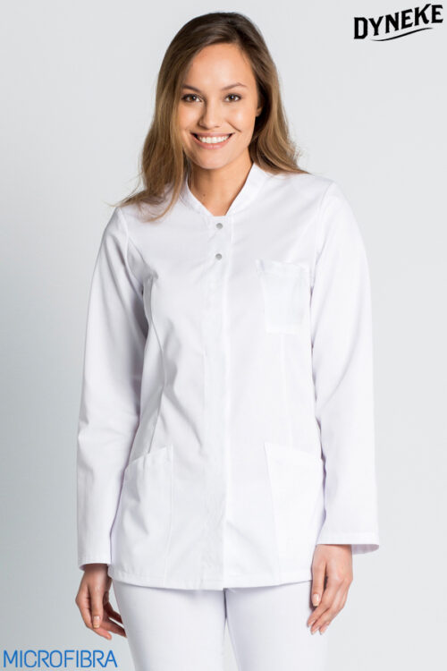 Chaqueta mujer corchetes m/l microfibra
