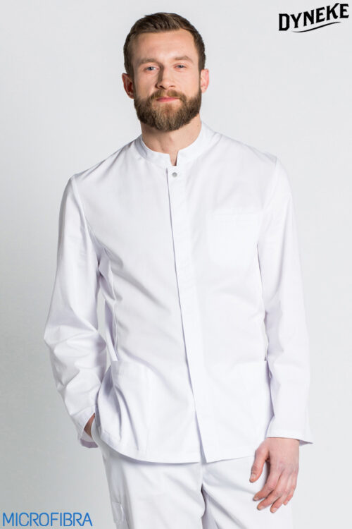 Chaqueta hombre microfibra corchetes m/l