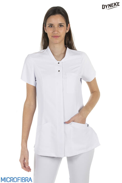 Chaqueta mujer corchetes m/c microfibra