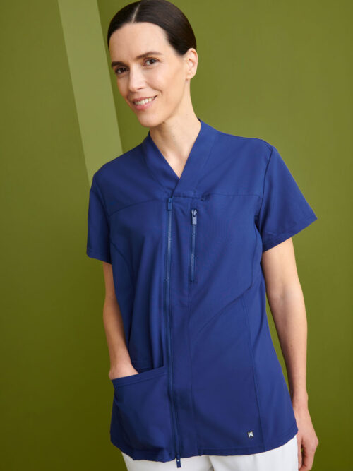 Chaqueta Sanitaria Cremallera Slim Fit
