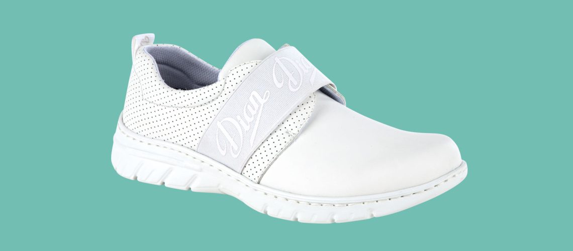 Zapatilla tipo blucher combinada