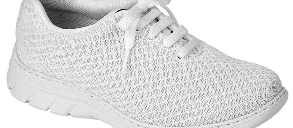 Zapatilla tipo blucher antideslizante, con cordones y rejilla transpirable DIAN 1 Zapatilla tipo blucher antideslizante, con cordones y rejilla transpirable DIAN