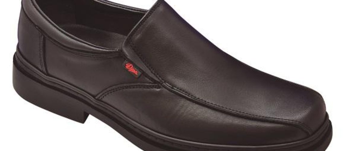 Zapato cierre elásticos laterales, antideslizante, cosido de seguridad reforzado DIAN 1 Zapato cierre elásticos laterales, antideslizante, cosido de seguridad reforzado DIAN