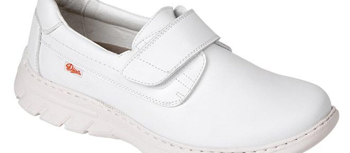 Zapatilla tipo blucher antideslizante, con velcro  DIAN
