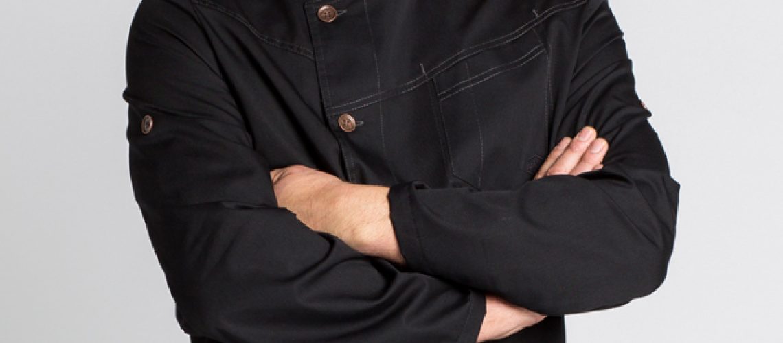 Chaqueta chef pespuntes botones oxi m/l DYNEKE