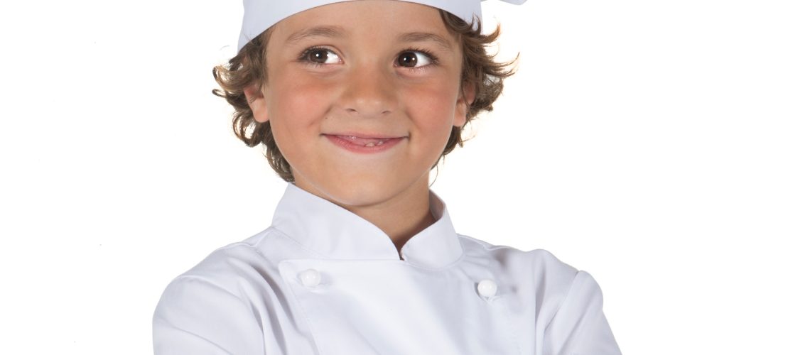 Gorro chef infantil blanco GARY'S