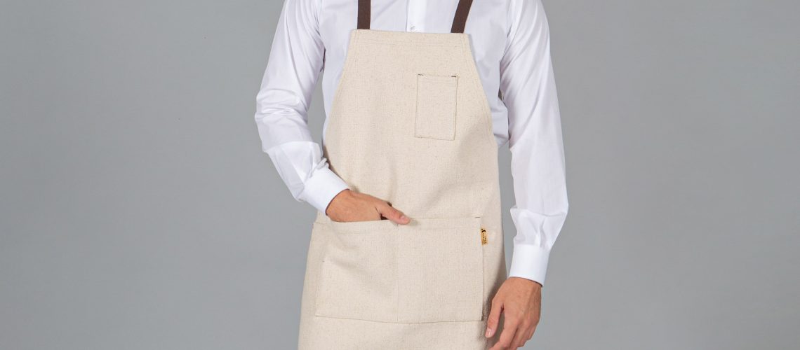 Delantal con peto de esterilla