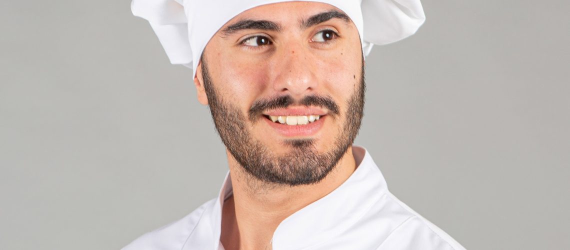 Gorro gran chef de tejido reciclado y orgánico klopman