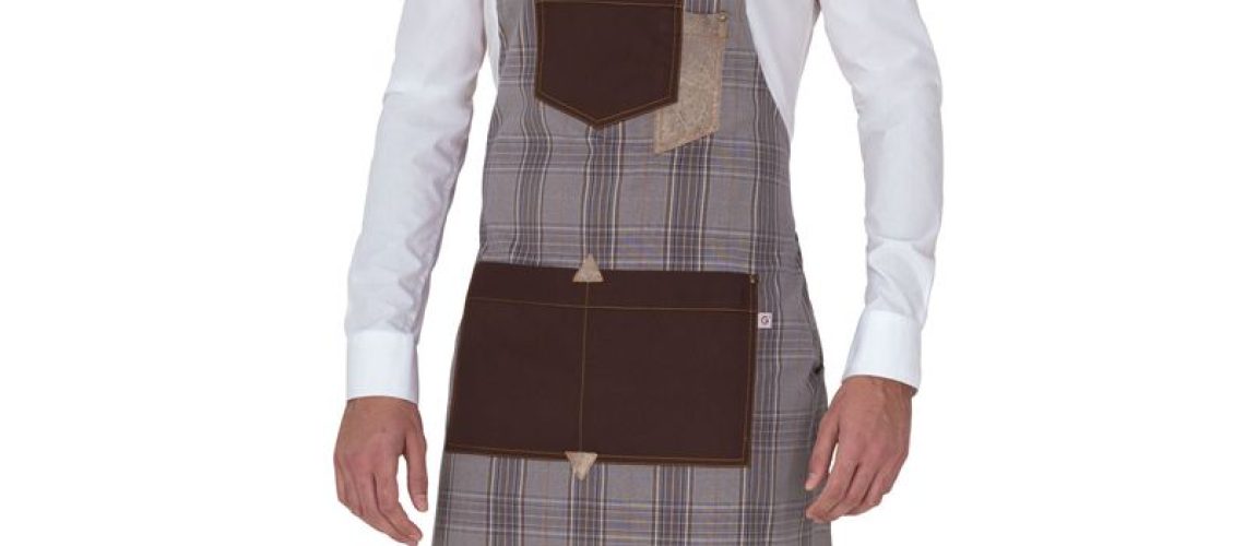 Delantal cuello regulable 3 bolsillos estampado GIBLOR'S