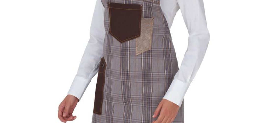 Delantal cuello regulable 2 bolsillos estampado GIBLOR'S