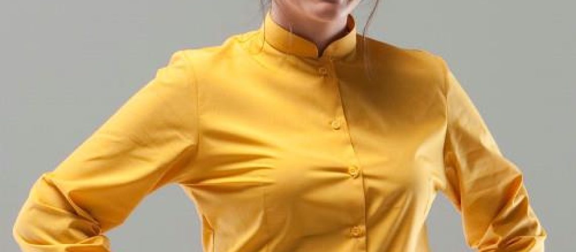 Camisa cuello mao mujer m/l ROGER'S