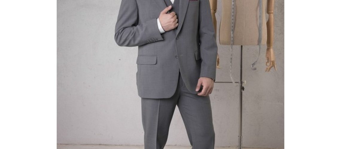 Pantalón traje caballero regular fit una pinza bolsillo francés, 2 bolsillos traseros TEXTIL R 1 Pantalón traje caballero regular fit una pinza bolsillo francés, 2 bolsillos traseros TEXTIL R