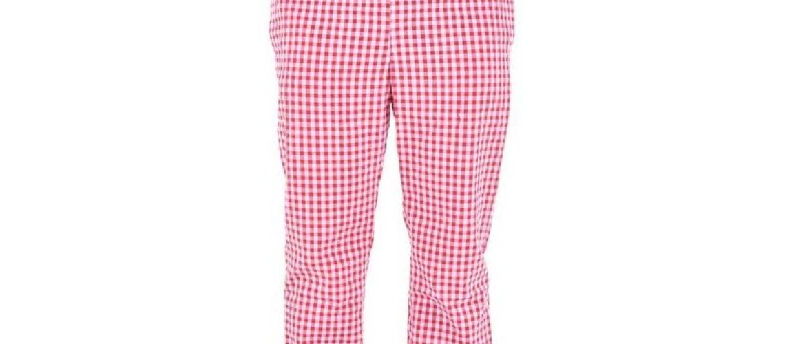 Pantalón unisex cuadros,  cintura con goma y bolsillos TEXTIL R